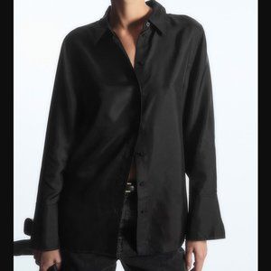 COS 100% Silk Blouse Size 8